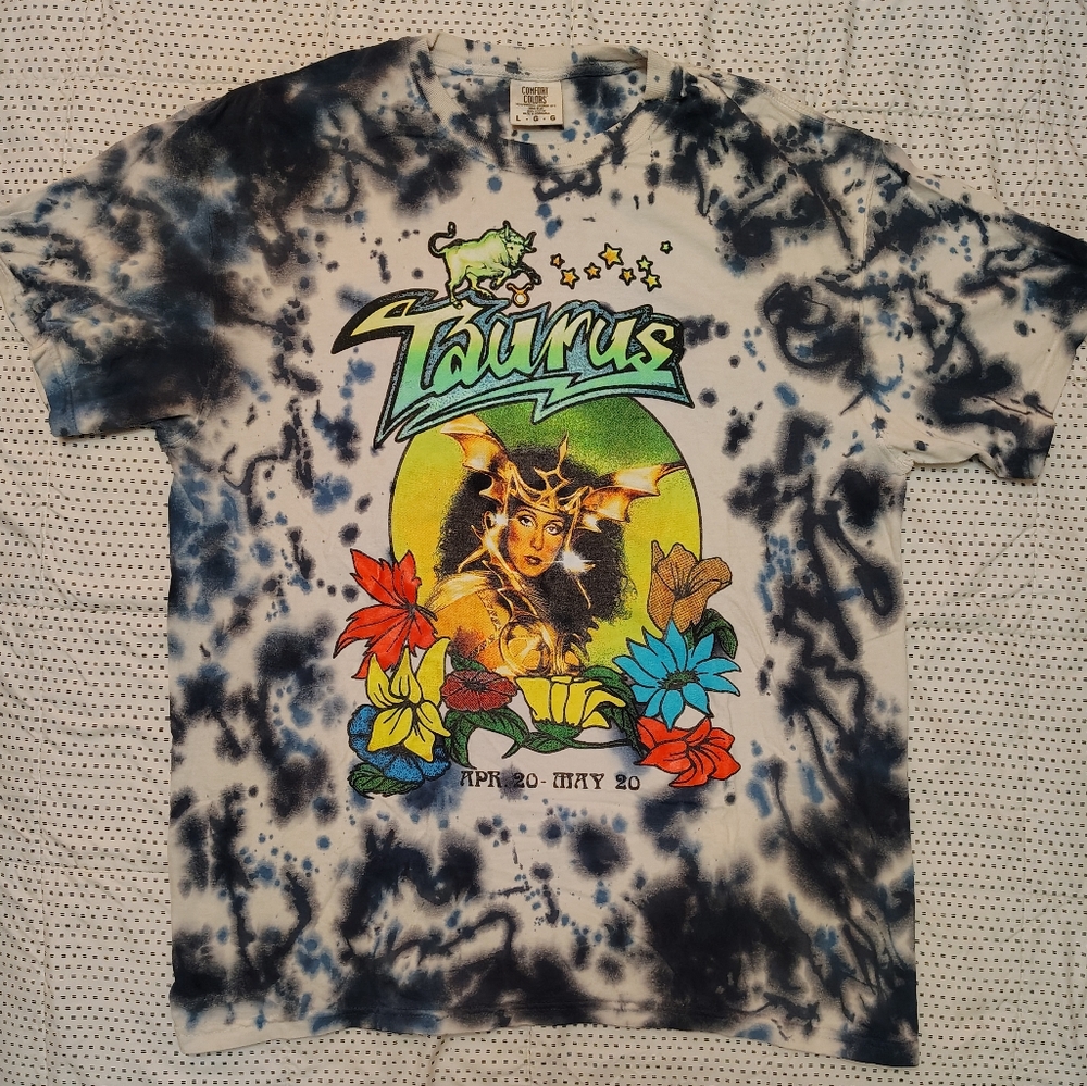 Cher - Taurus Astrology Punk Shirt Comfort Colors Size Large